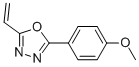 2-(4-METHOXYPHENYL)-5-VINYL-1,3,4-OXADIAZOLE Struktur