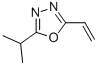 2-ISOPROPYL-5-VINYL-1,3,4-OXADIAZOLE Struktur