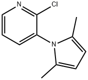 1-(2-chloropyridin-3-yl)-2,5-dimethyl-1H-pyrrole Struktur