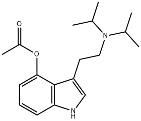 4-Acetoxy-N,N-diisopropyltryptamine Struktur