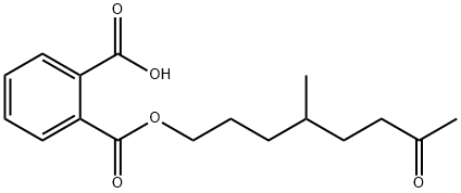 Mono-(4-Methyl-7-oxooctyl)phthalate Struktur