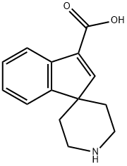 SPIRO[INDENE-1,4'-PIPERIDINE]-3-CARBOXYLIC ACID Struktur