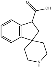 2,3-DIHYDROSPIRO[INDENE-1,4'-PIPERIDINE]-3-CARBOXYLIC ACID Struktur