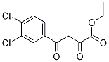 Benzenebutanoic acid, 3,4-dichloro-.alpha.,.gaMMa.-dioxo-, ethyl Struktur