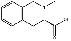 (S)-2-METHYL-1,2,3,4-TETRAHYDROISOQUINOLINE-3-CARBOXYLIC ACID Struktur