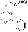 (S)-O-[2-(2-Phenyl-[1,3]dioxan-4-yl)-ethyl]-hydroxylamine hydrochloride Struktur