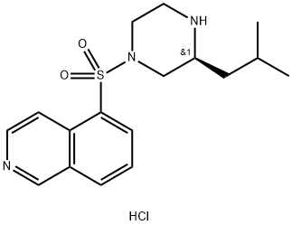 (S)-5-(3-Isobutyl-piperazine-1-sulfonyl)-isoquinoline dihydrochloride Struktur