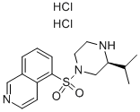 (S) 5-(3-Isopropyl-piperazine-1-sulfonyl)-isoquinoline dihydrochloride Struktur