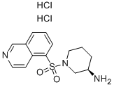 (R)-1-(Isoquinoline-5-sulfonyl)-piperidin-3-ylamine dihydrochloride Struktur