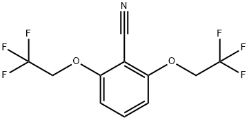 2,6-二-(2,2,2-三氟乙氧基)苯甲腈 結(jié)構(gòu)式