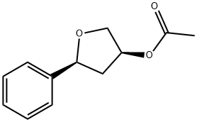 (3S,5S)-5-PHENYLTETRAHYDROFURAN-3-YL ACETATE Struktur