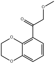 Ethanone,  1-(2,3-dihydro-1,4-benzodioxin-5-yl)-2-methoxy- Struktur