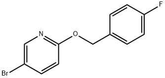 5-bromo-2-(4-fluoro-benzyloxy)-pyridine Struktur