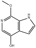 4-Hydroxy-7-methoxy-6-azaindole Struktur