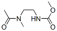 Carbamic  acid,  N-[2-(acetylmethylamino)ethyl]-,  methyl  ester Struktur