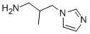 3-IMIDAZOL-1-YL-2-METHYL-PROPYLAMINE Struktur