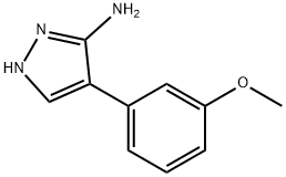 4-(3-methoxyphenyl)-1H-pyrazol-5-amine(SALTDATA: 1.1HCl) Struktur