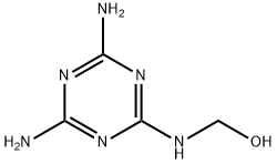 [(4,6-diamino-1,3,5-triazin-2-yl)amino]methanol  Struktur