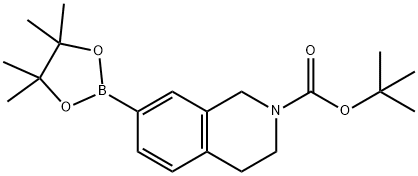 2(1H)-ISOQUINOLINECARBOXYLIC ACID, 3,4-DIHYDRO-7-(4,4,5,5-TETRAMETHYL-1,3,2-DIOXABOROLAN-2-YL)-, 1,1-DIMETHYLETHYL ESTER price.