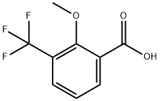 2-METHOXY-3-(TRIFLUOROMETHYL)BENZOIC ACID Struktur