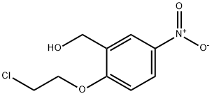 (2-(2-chloroethoxy)-5-nitrophenyl)Methanol Struktur