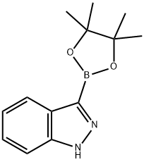 3-(4,4,5,5-TETRAMETHYL-[1,3,2]DIOXABOROLAN-2-YL)-1H-INDAZOLE Struktur