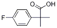 2-(4-Fluorophenyl)-2-methylpropanoic acid Struktur