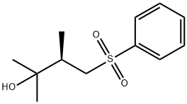 R-2,3-DiMethyl-4-(phenylsulfonyl)-2-butanol Struktur