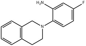 2-[3,4-Dihydro-2(1H)-isoquinolinyl]-5-fluoroaniline Struktur