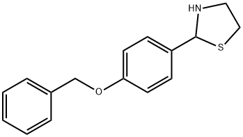 2-(4-(Benzyloxy)phenyl)thiazolidine Struktur