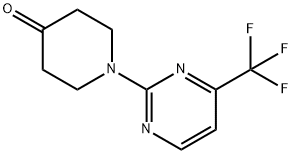 1-(4-(TrifluoroMethyl)pyriMidin-2-yl)piperidin-4-one Struktur