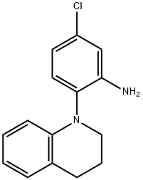 5-Chloro-2-[3,4-dihydro-1(2H)-quinolinyl]aniline Struktur