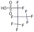 1,1,2,3,3,3-hexafluoro-2-(trifluoromethyl)propanesulphonic acid Struktur