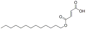 tridecyl hydrogen 2-butenedioate Struktur