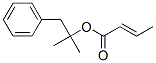 1,1-dimethyl-2-phenylethyl 2-butenoate Struktur