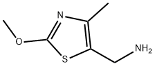 5-Thiazolemethanamine,  2-methoxy-4-methyl- Struktur