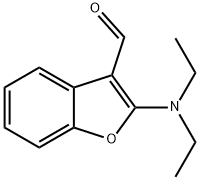 3-Benzofurancarboxaldehyde,  2-(diethylamino)- Struktur