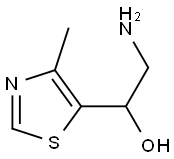 5-Thiazolemethanol,  -alpha--(aminomethyl)-4-methyl- Struktur