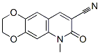 1,4-Dioxino[2,3-g]quinoline-8-carbonitrile,  2,3,6,7-tetrahydro-6-methyl-7-oxo- Struktur