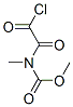 Carbamic  acid,  (chlorooxoacetyl)methyl-,  methyl  ester  (9CI) Struktur