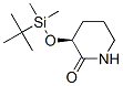 (S)-3-(TERT-BUTYLDIMETHYLSILYLOXY)PIPERIDIN-2-ONE Struktur