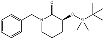 (6S)-2-BENZYL-6-(TERT-BUTYLDIMETHYLSILYLOXY)CYCLOHEXANONE Struktur