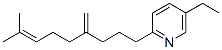 5-ethyl-2-(8-methyl-4-methylenenon-7-enyl)pyridine Struktur