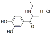 1-(3,4-dihydroxyphenyl)-2-(ethylamino)propan-1-one hydrochloride Struktur