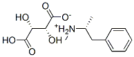 (R)-methyl(alpha-methylphenethyl)ammonium [R-(R*,R*)]-hydrogen tartrate Struktur