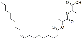 2-(1-carboxyethoxy)-1-methyl-2-oxoethyl oleate Struktur