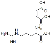 L-arginine maleate Struktur