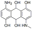 4-amino-9,10-dihydro-8-(methylamino)anthracene-1,5,9,10-tetrol Struktur