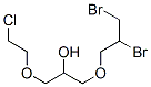 1-(2-chloroethoxy)-3-(2,3-dibromopropoxy)propan-2-ol Struktur