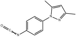 4-(3,5-Dimethyl-1H-pyrazol-1-yl)phenyl isocyanate 97% Struktur